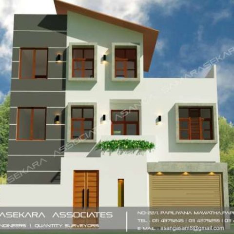 Proposed New Residence for Mr.Mahesh Pitakotuwa at Athurugiriya-phase 01